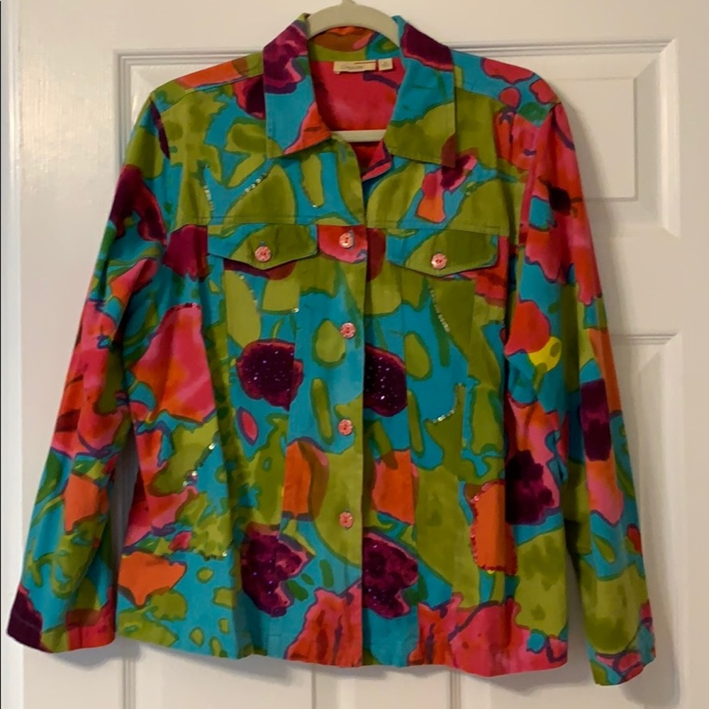 Beautiful colorful jacket.